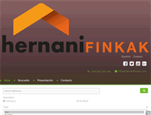 Tablet Screenshot of hernanifinkak.com